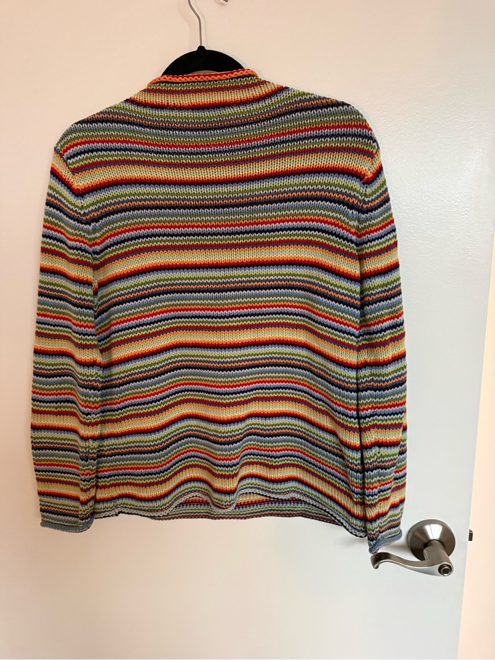 Crazy Horse by Liz Claiborne - Striped Multicolor Knit Sweater - Picture 5 of 5